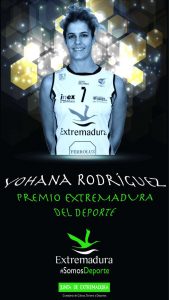 yohana PREMIO EXTREMADURA