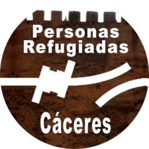 logo personas refugiadas de caceres