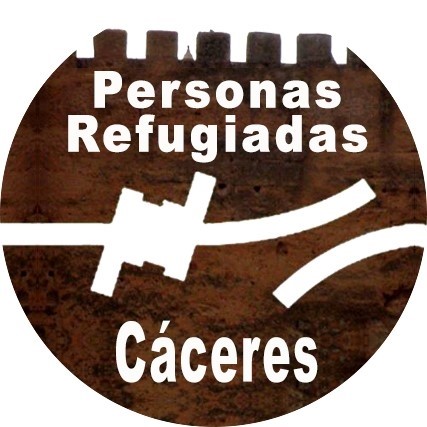 logo personas refugiadas de caceres