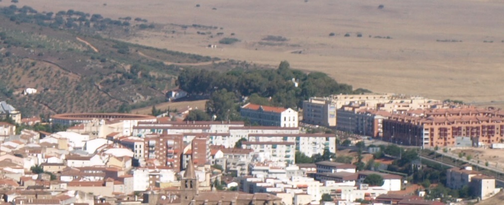 Caceres desde la Montana Paseo Alto Infanta Isabel y San Justo 1