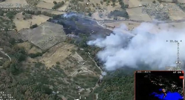 Los incendios en Las Hurdes y Casas de Miravete permanecen estabilizados y del Jerte continúa activo Incendio en Extremadura