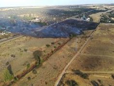 estabilizado el incendio declarado en el termino municipal de badajoz y desactivado el nivel 1 de peligrosidad