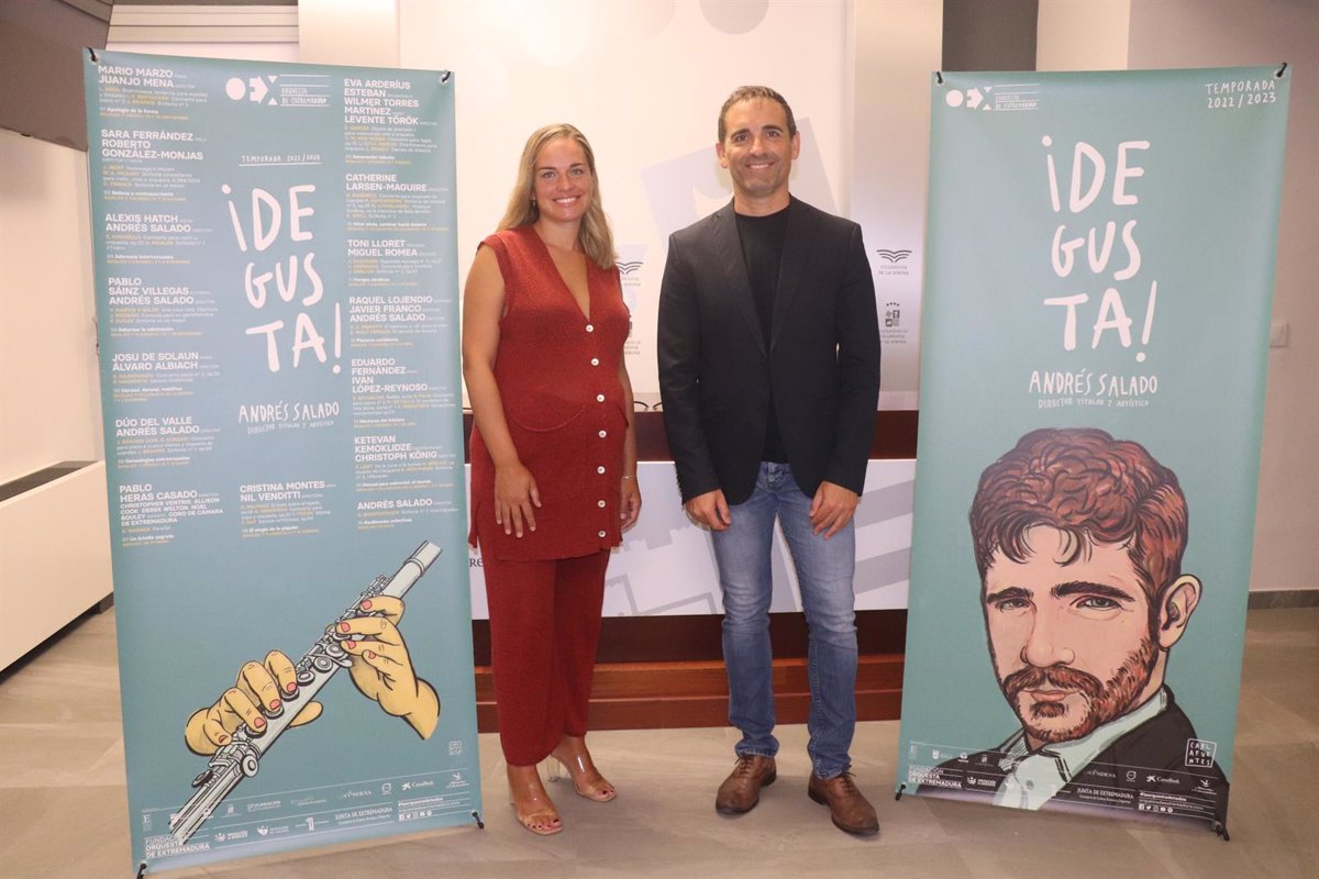 la orquesta de extremadura ofrecera varios conciertos en villanueva de la serena con andres salado como director