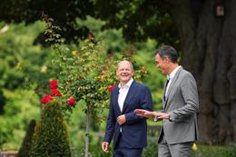 sanchez y scholz certifican el frente comun para desarrollar el midcat sin descartar el gasoducto a italia 1