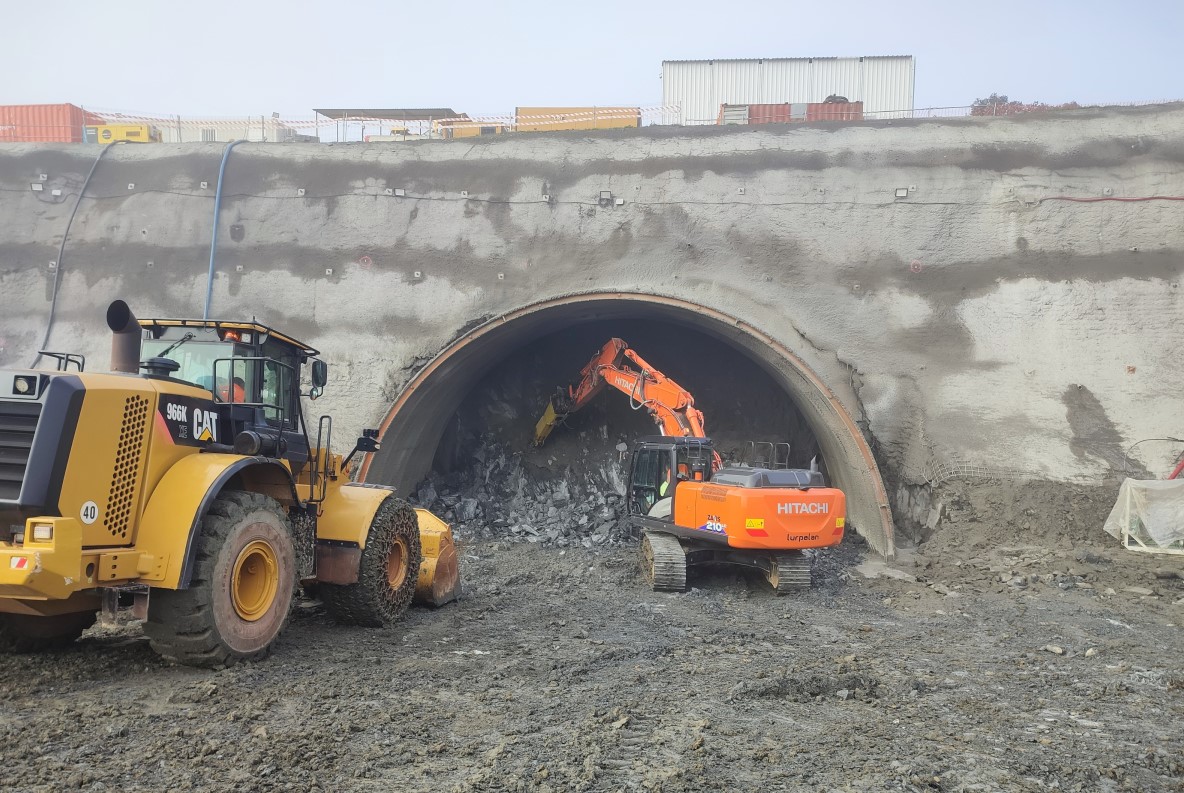 Inicio excavacion tunel Dehesa del Terzuelo