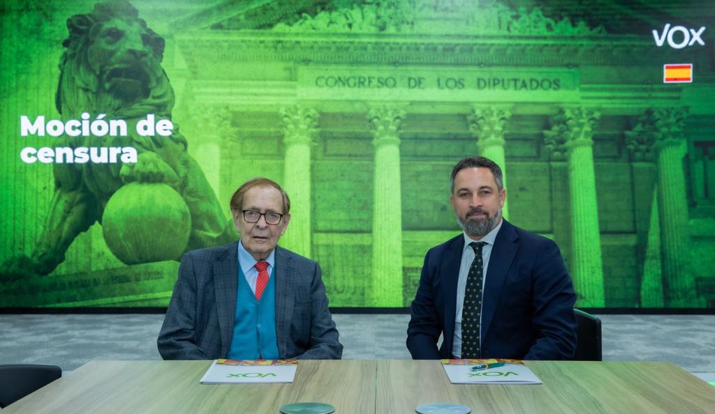 VOX y mocion censura