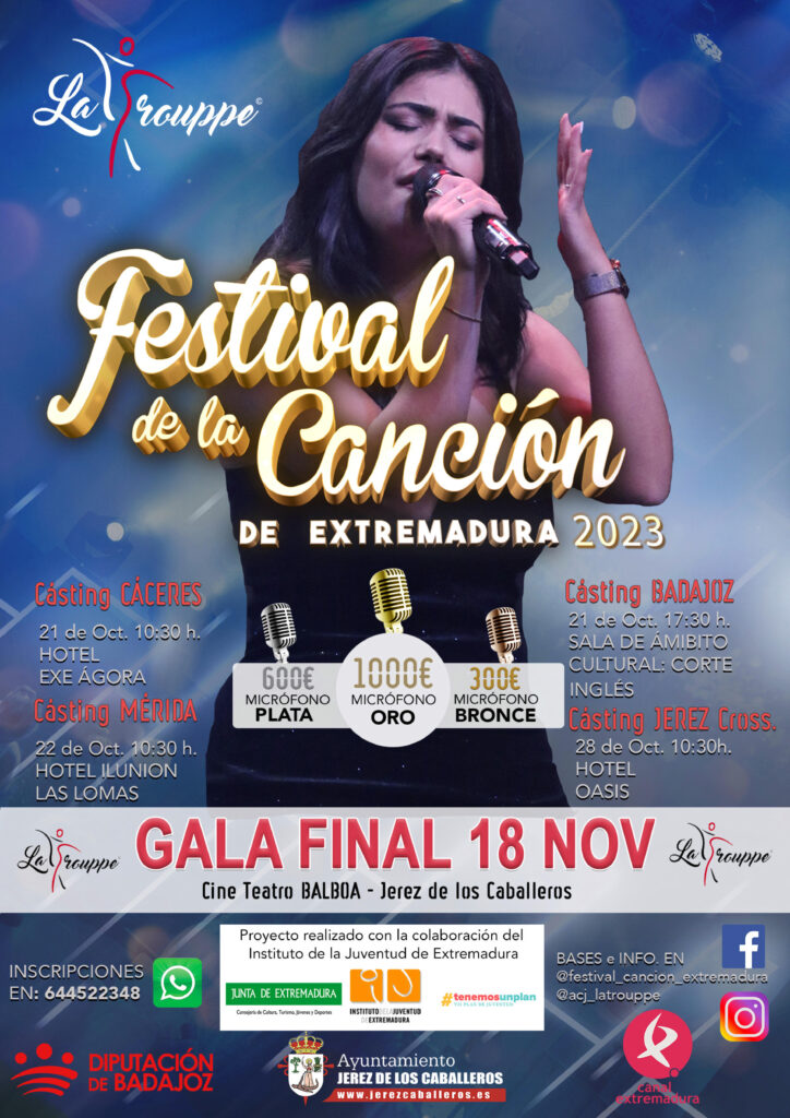 Cartel Festival Cancion 2023 1