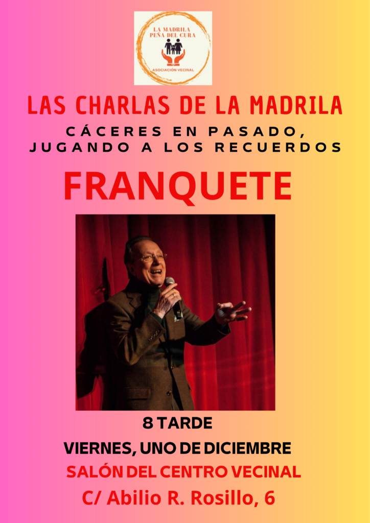 CARTEL FRANQUETE LA MADRILA