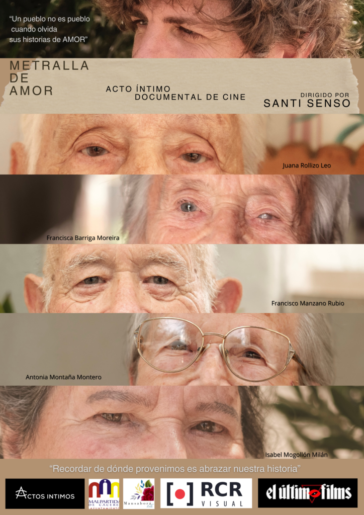 cartel documental METRALLA DE AMOR Dir. Santi Senso