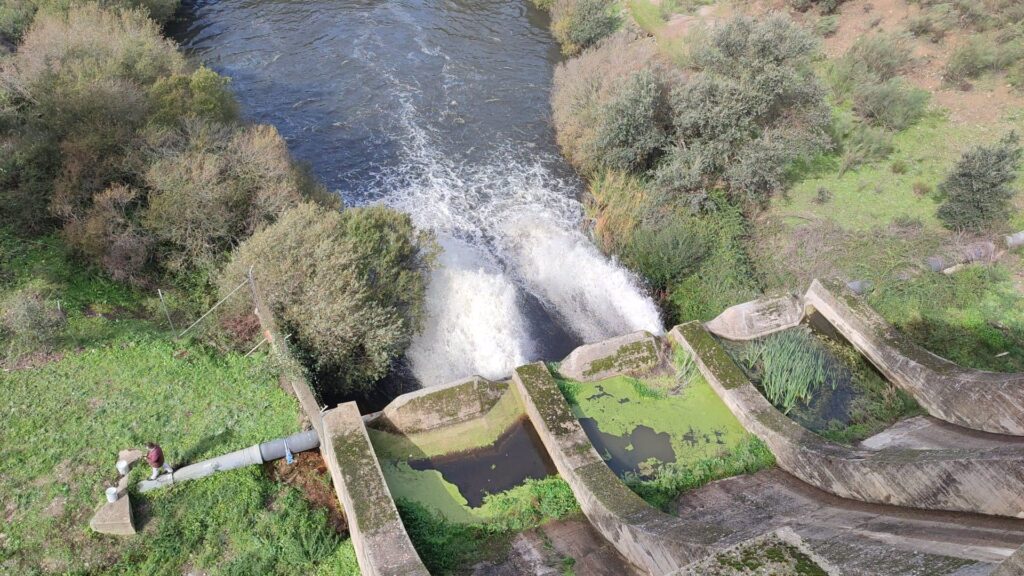 El Guadiloba activa su primer desembalse preventivo del año desembalse guadiloba