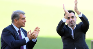 laporta y xavi hernandez