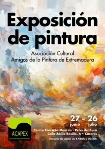 cartel exposicion pintura sede