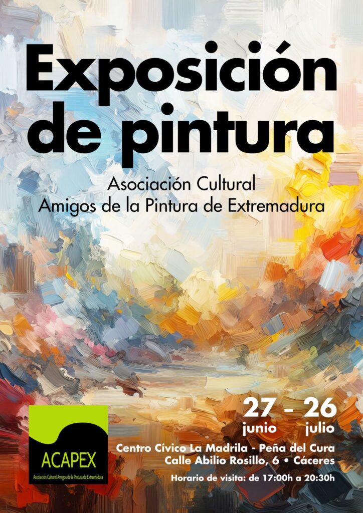 cartel exposicion pintura sede