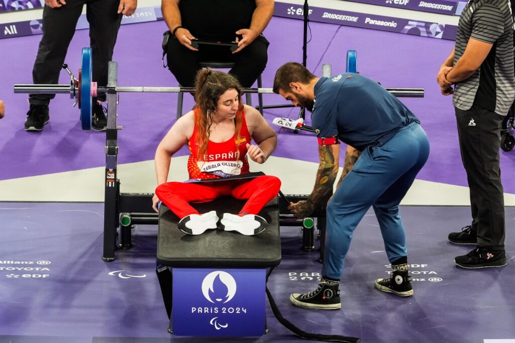 Loida Zabala emociona en sus quintos Juegos Paralímpicos, esta vez en París laila zabala