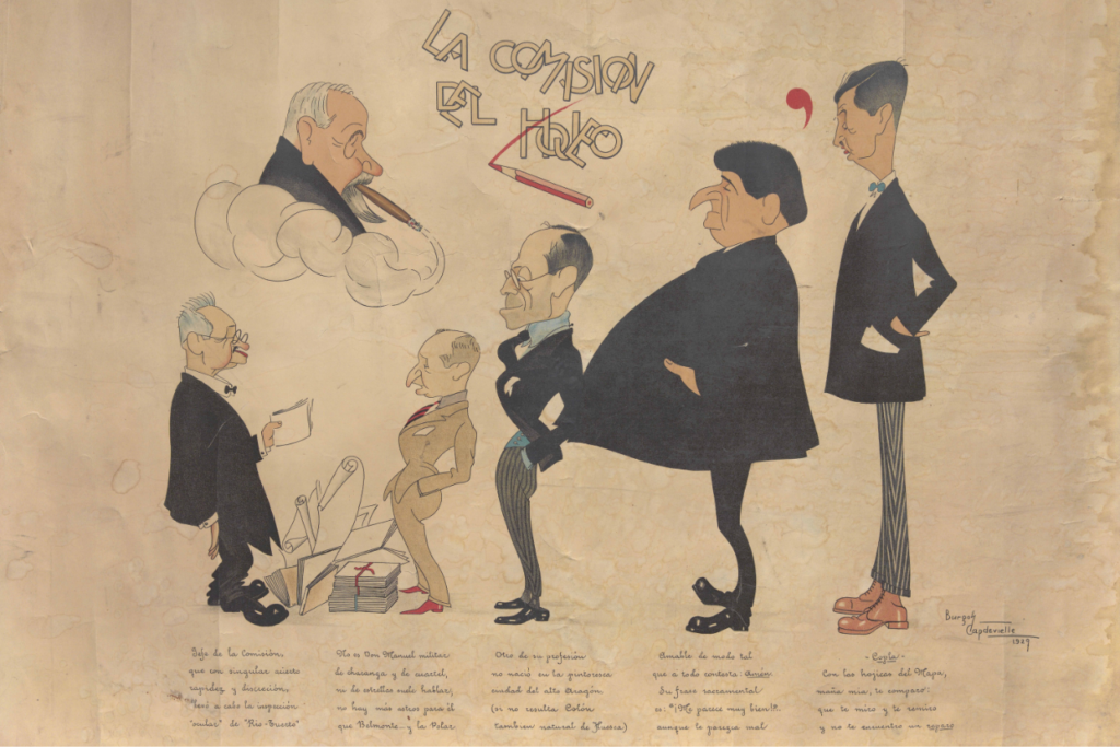 Cáceres rinde homenaje a sus caricaturistas más célebres Ramón Cilla y Lucas Burgos caricatura 1