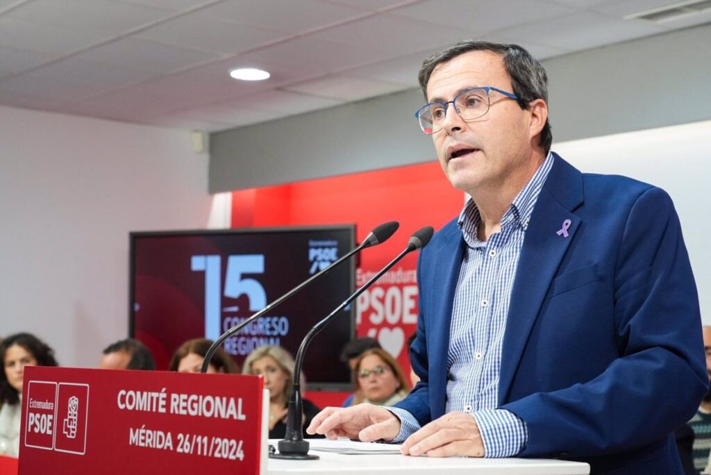 Miguel Ángel Gallardo quiere seguir como Secretario General del PSOE de Extremadura m a gallardo