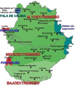 mapa extremenu