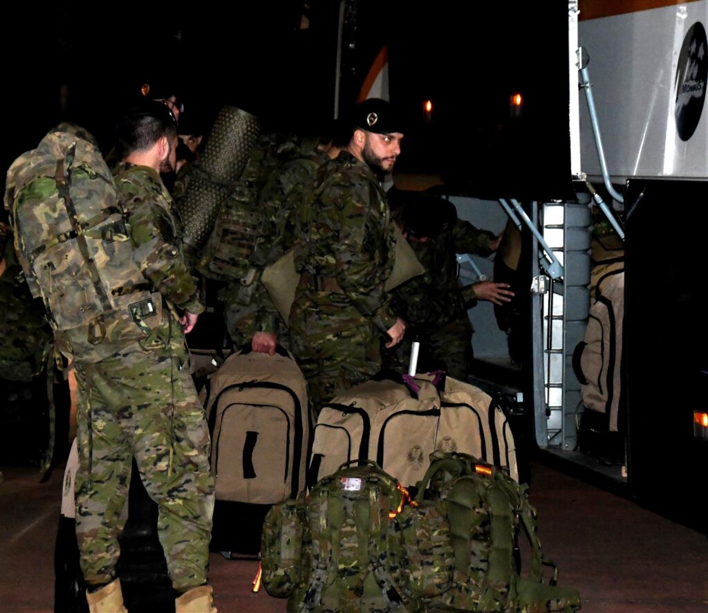 Relevo de la Brigada 'Extremadura XI' en la tragedia de Valencia militares
