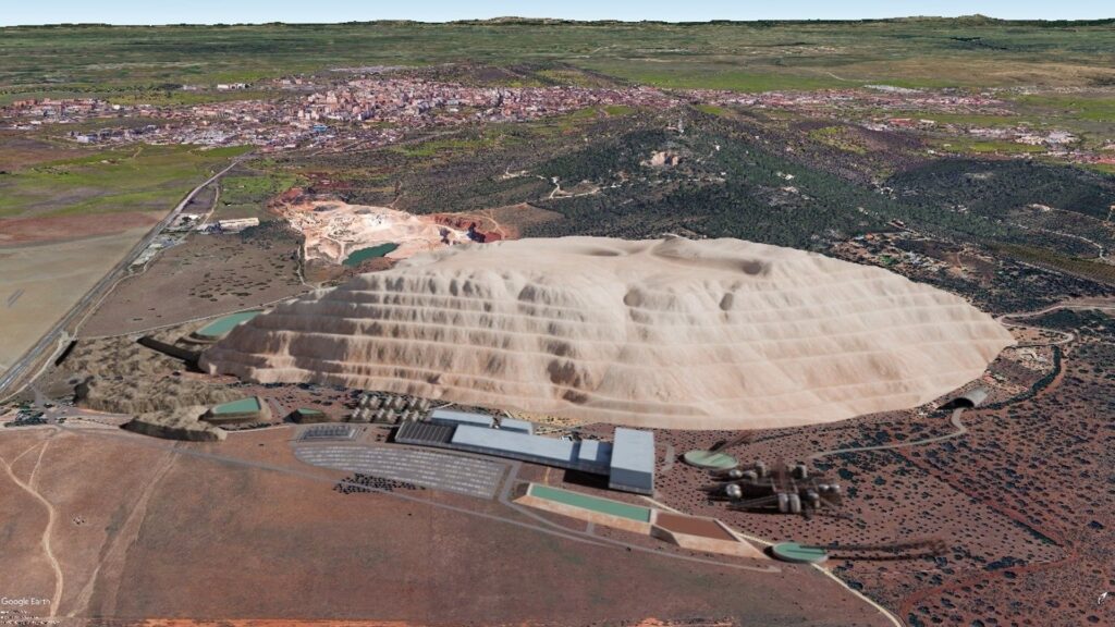 Salvemos la Montaña alerta sobre el brutal impacto ambiental del proyecto de mina de litio en Cáceres: "Un megavertedero amenaza la salud y el futuro de la ciudad" mina litio cc valdeflorez