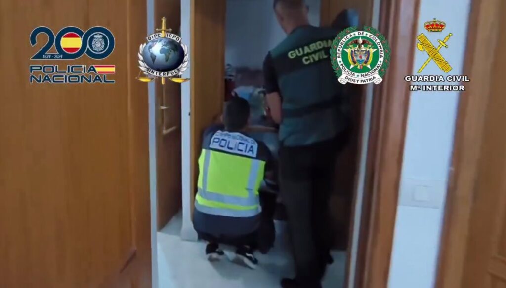 Desarticulada una organización criminal colombiana que explotaba a mujeres en España policia guardia civil