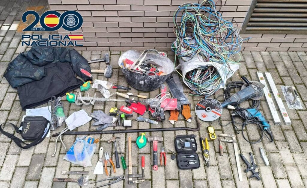 Desarticulada banda de "topos" de la construcción en Cáceres robos y estafas