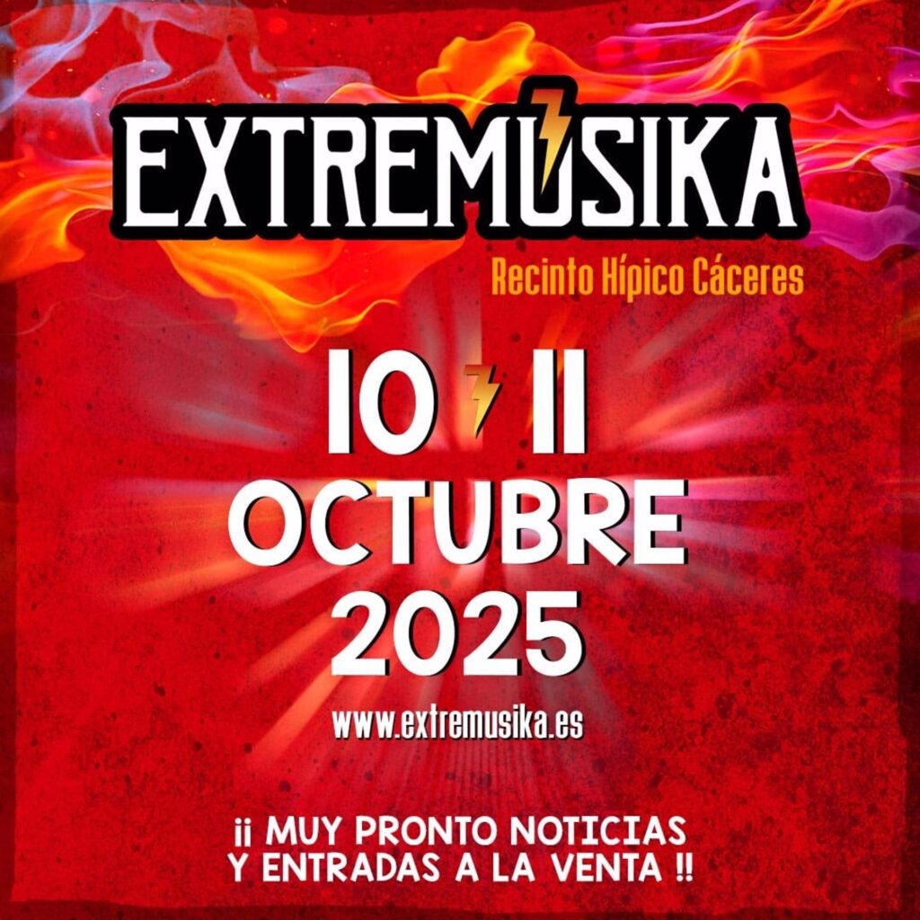 Extremúsika anuncia nueva edición los días 10 y 11 de octubre próximos en Cáceres extremusika foto cartel promo