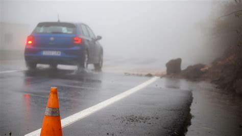 lluvia carretera