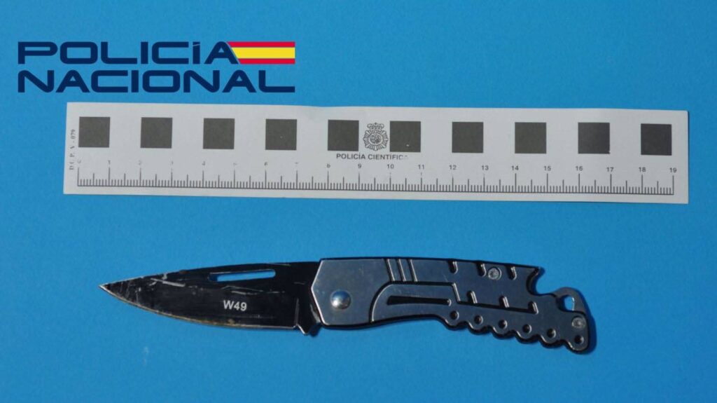 Detenido el agresor con arma blanca en un bar de La Madrila cacereña arma blanca la madrila