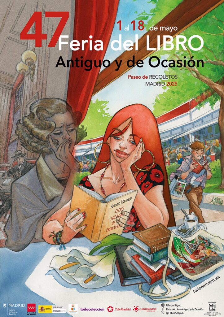 cartel feria libro ocasion madrid