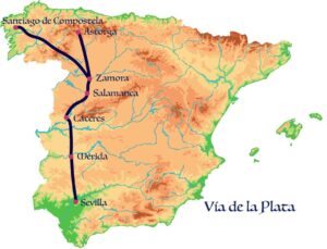 VIA DE LA PLATA MAPA 1