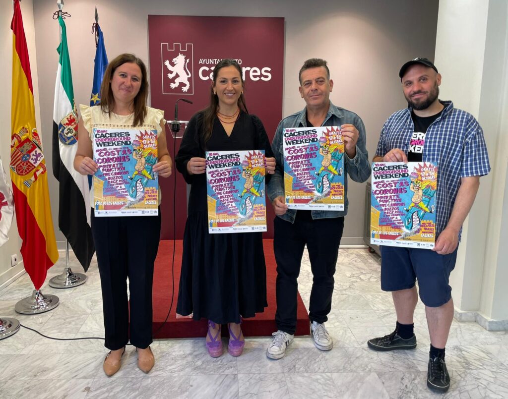 El Cáceres Underground Weekend celebra su décimo aniversario a lo grande en el Foro de los Balbos Festival CC underground