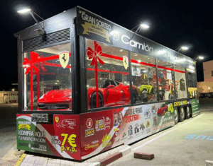 Dos minutos, cinco encapuchados en el asalto quirúrgico al camión de los regalos de Monesterio camion regalos 1