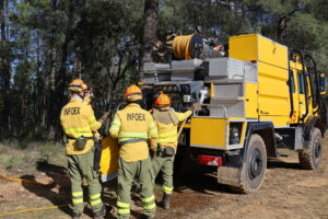 Digital Extremadura bomberos forestales