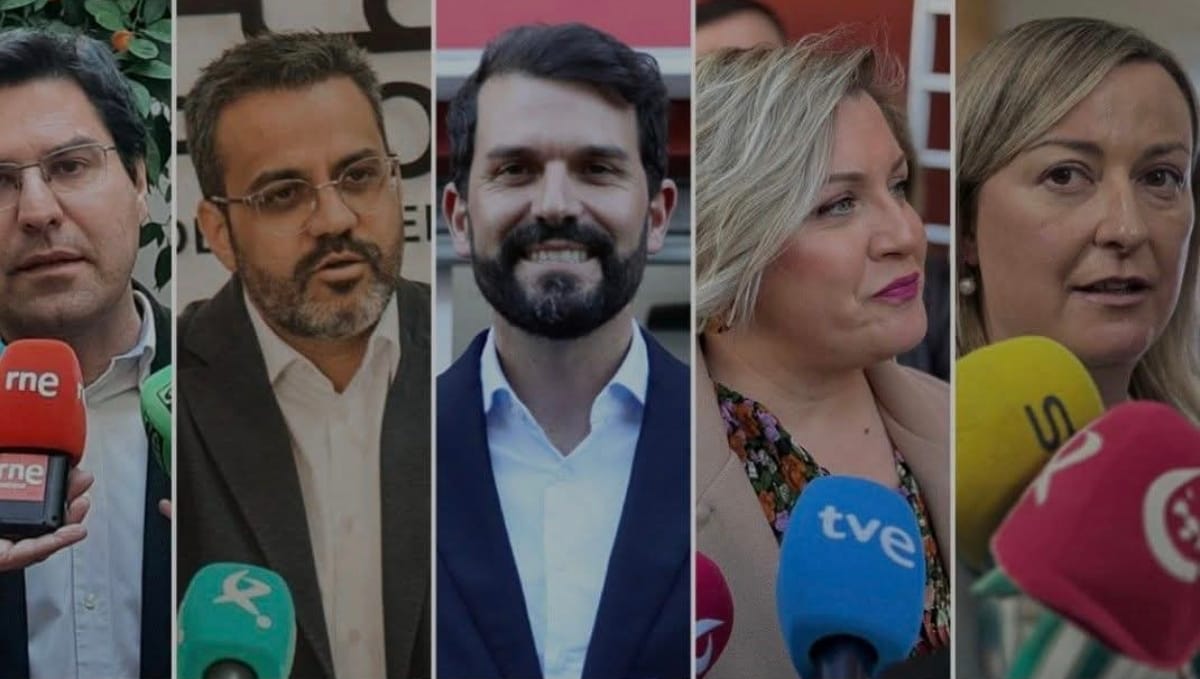 La alianza Cotrina-Andrade abre la batalla interna mientras otros aspirantes reclaman que primero decidan los militantes cinco precandidatos psoe primarias