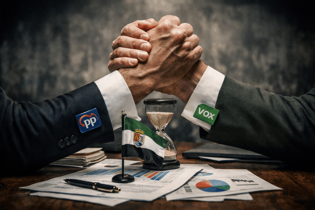 PP y Vox se acercan… pero el acuerdo aún no tiene fecha para el nuevo gobierno de Guardiola pacto pp vox