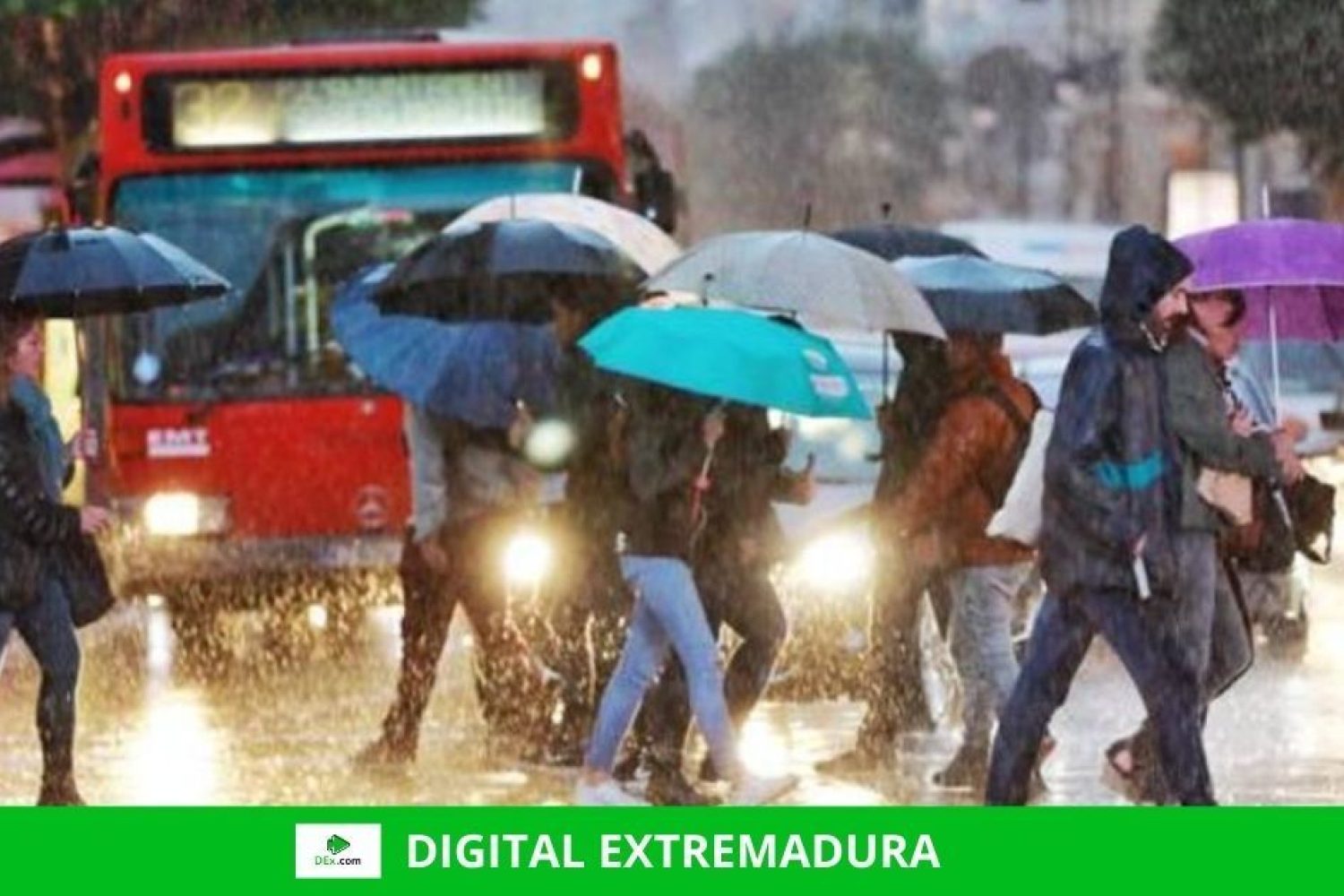 Alerta naranja por lluvias en el norte de la provincia de Cáceres