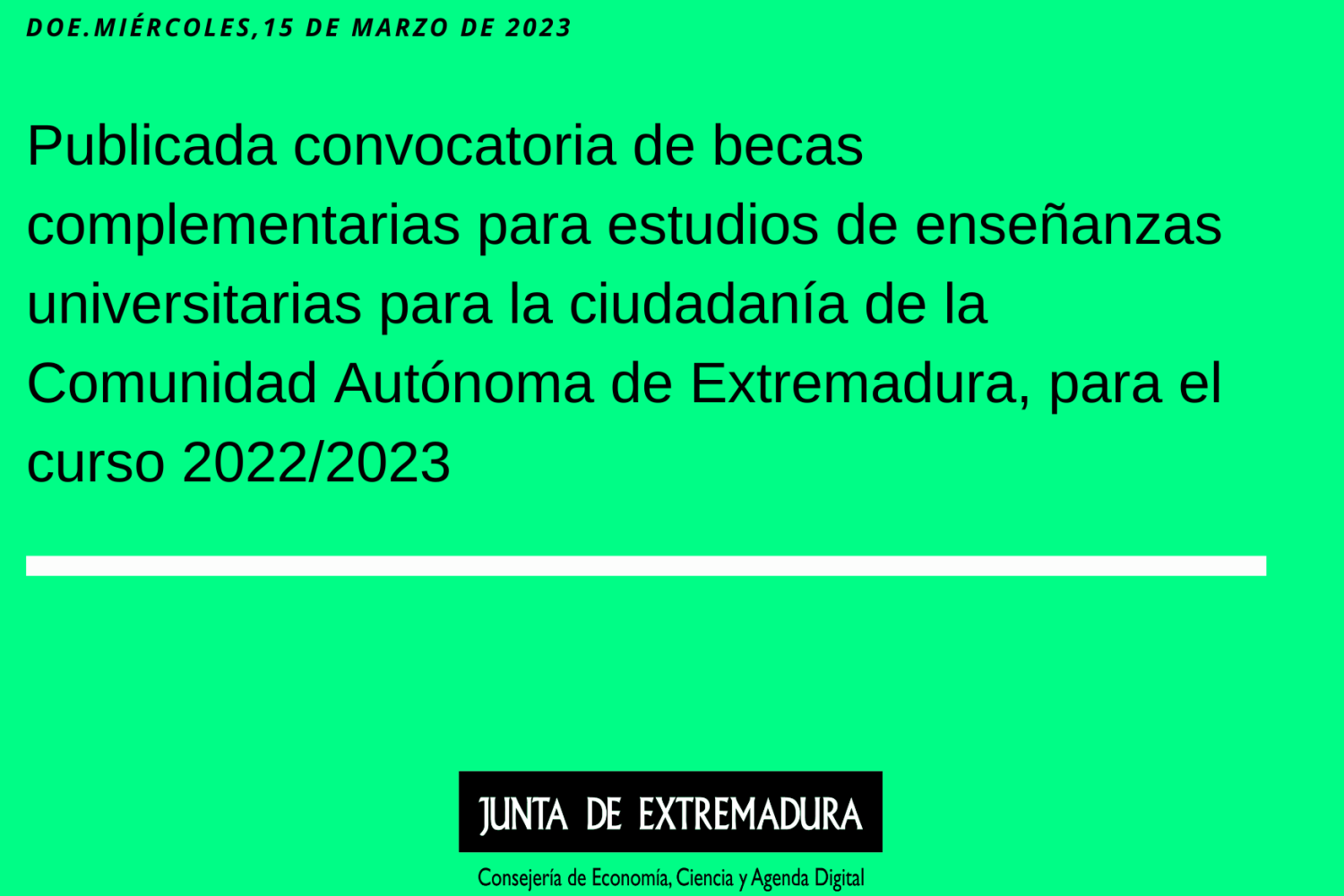 Becas complementarias