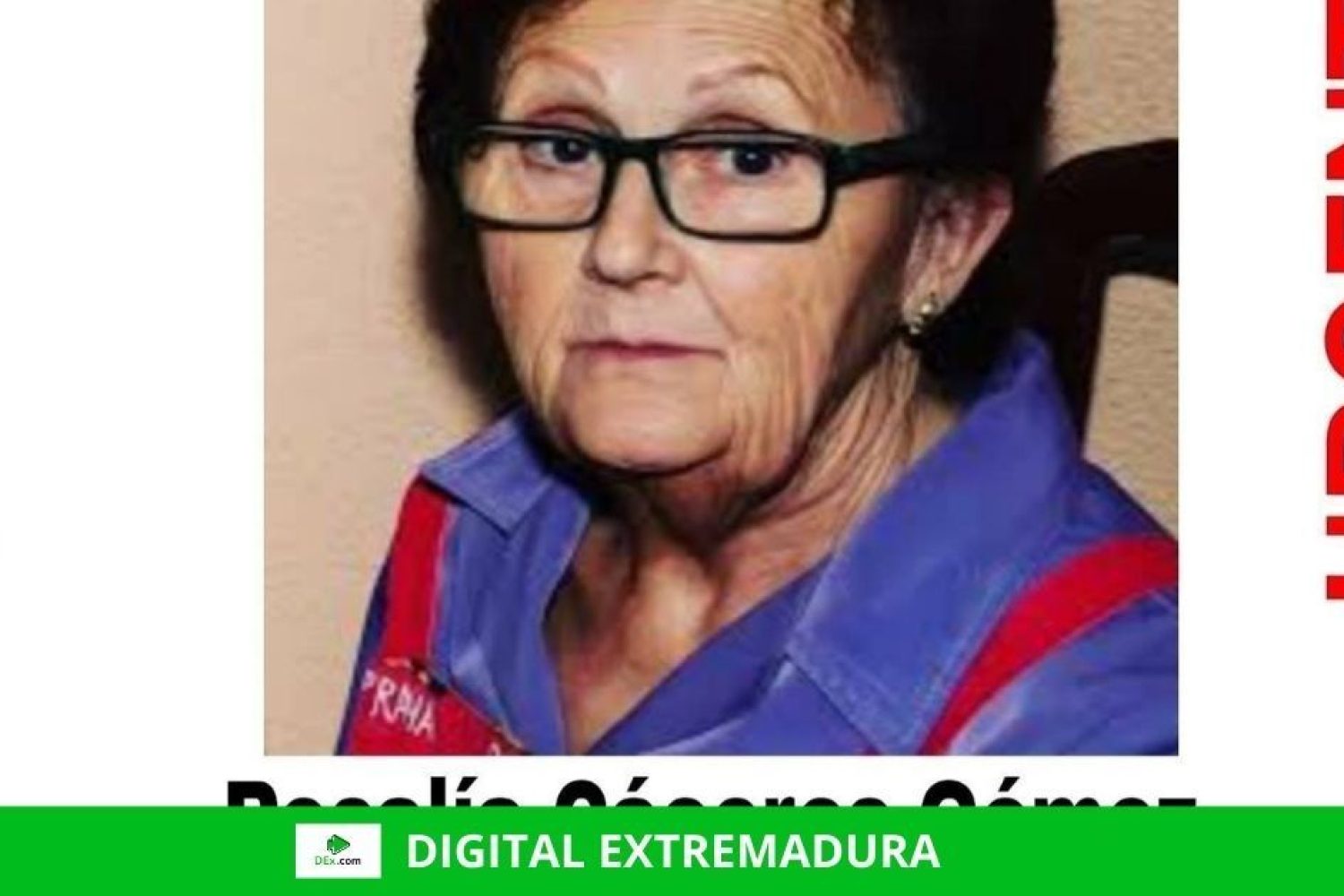 Búsqueda de Rosalía Cáceres, desparecida en Bohonal de Ibor el pasado mayo