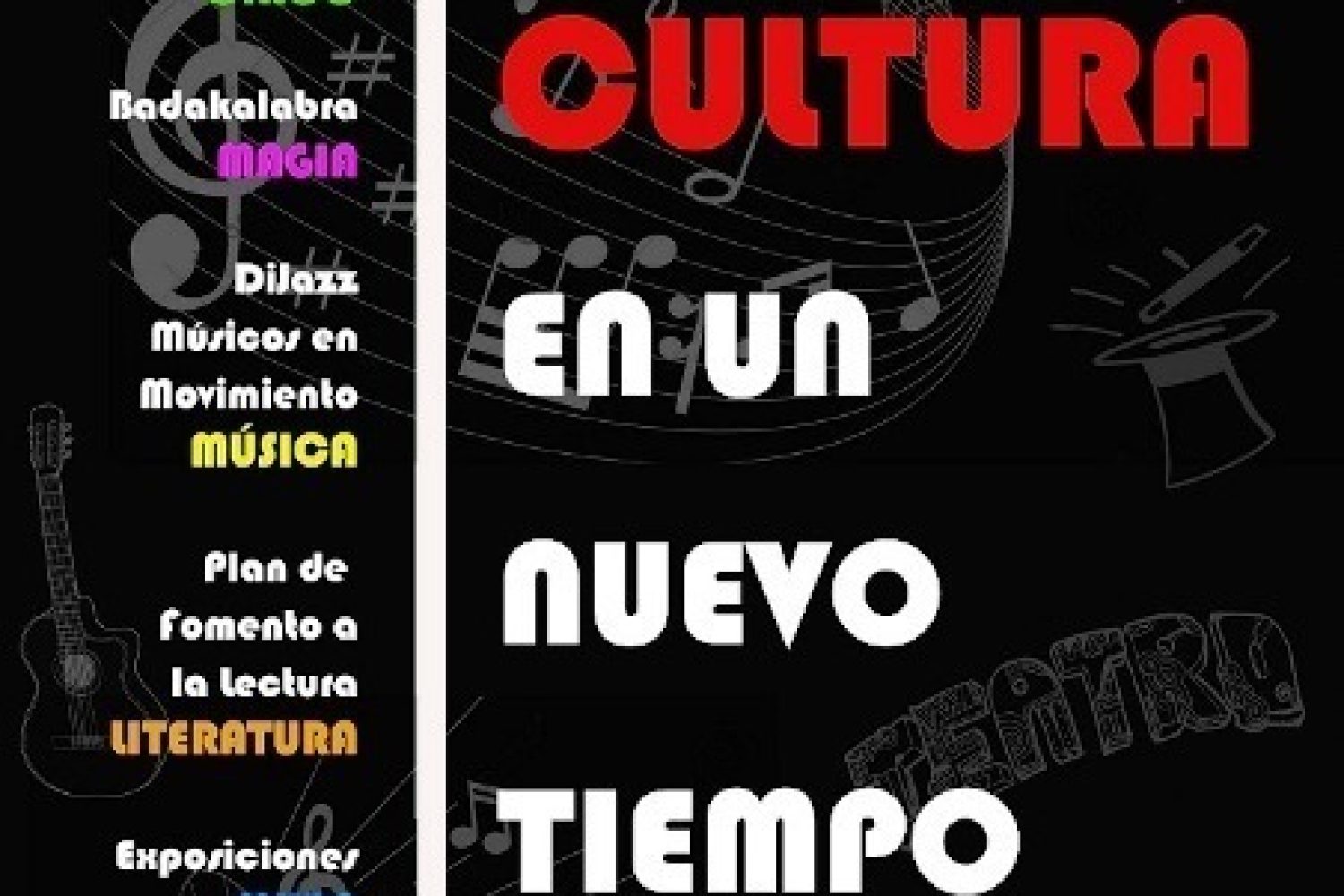 CARTEL_LA CULTURA EN UN NUEVO TIEMPO