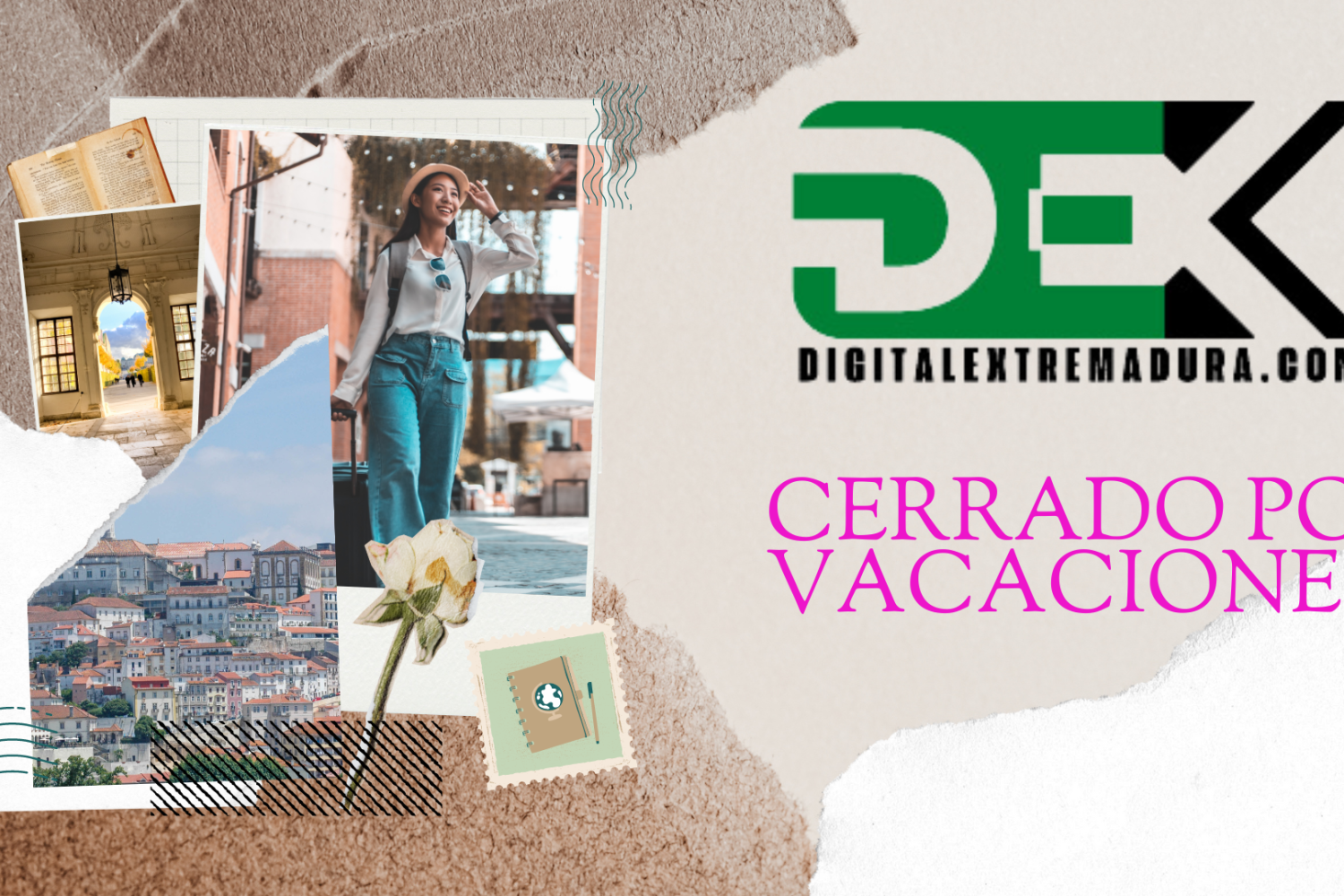 CERRADO POR VACACIONES