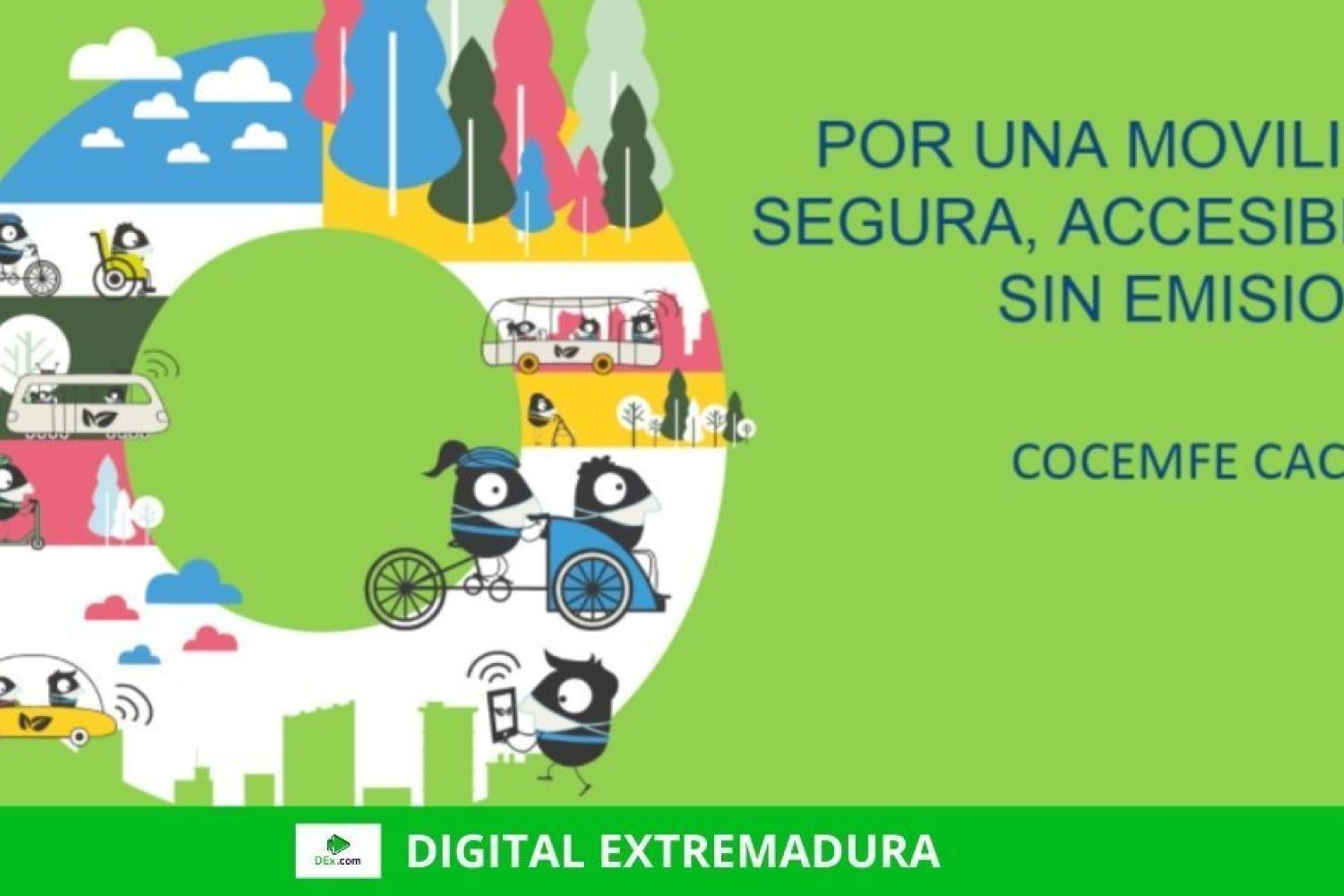 COCEMFE CÁCERES invita a notificar incidencias de accesibilidad en la Semana Europea de la Movilidad