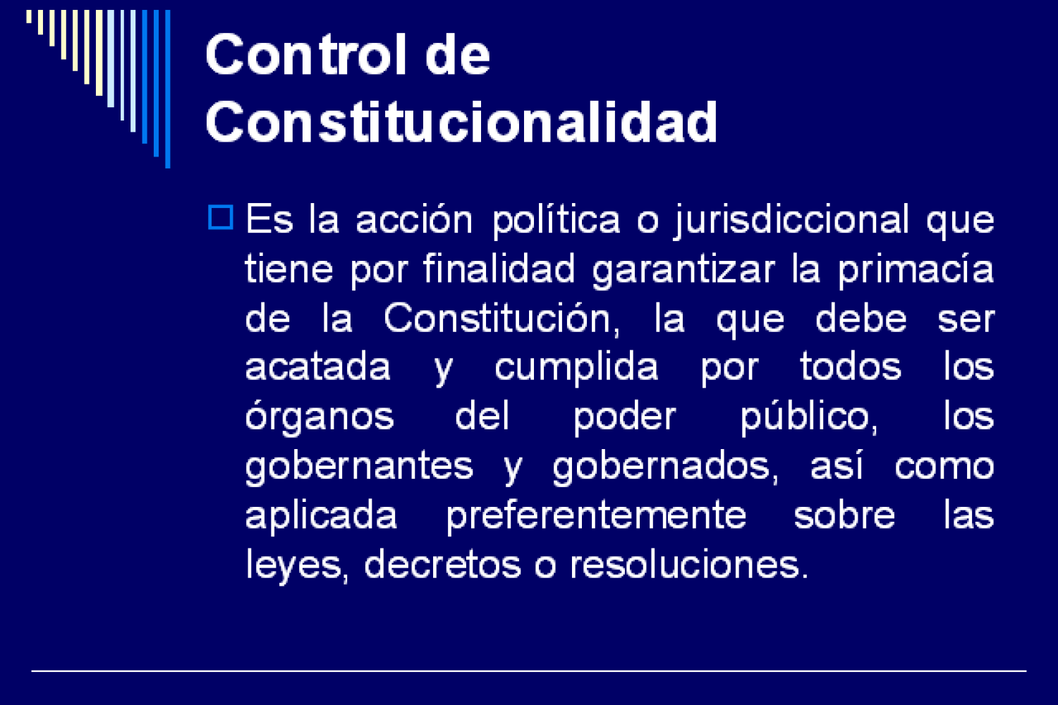 CONSTITUCIONALIDAD