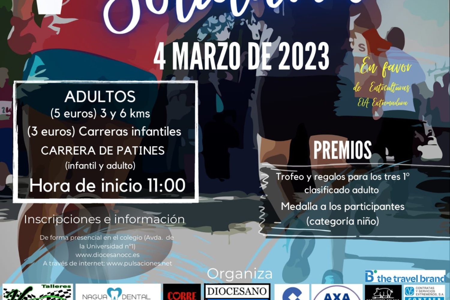 Cartel Carrera Solidaria