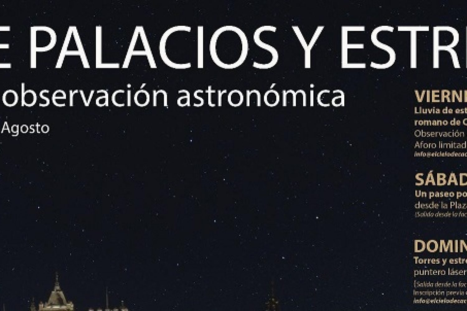Cartel Entre Placios y Estrellas copia