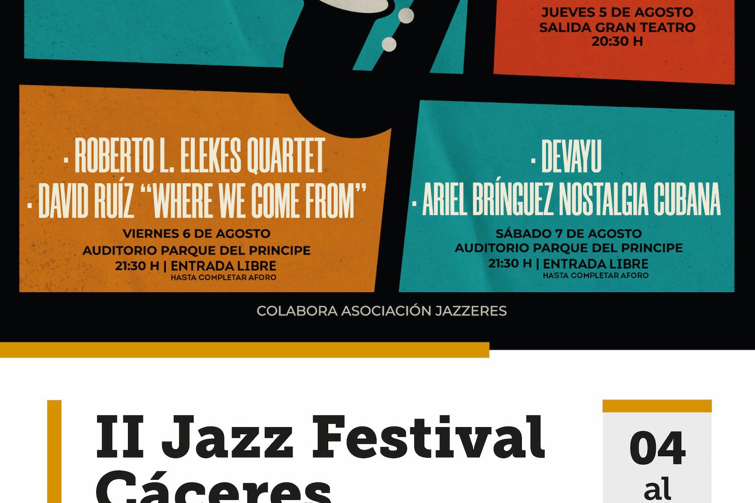 Display y Cartel FESTIVAL DE JAZZ