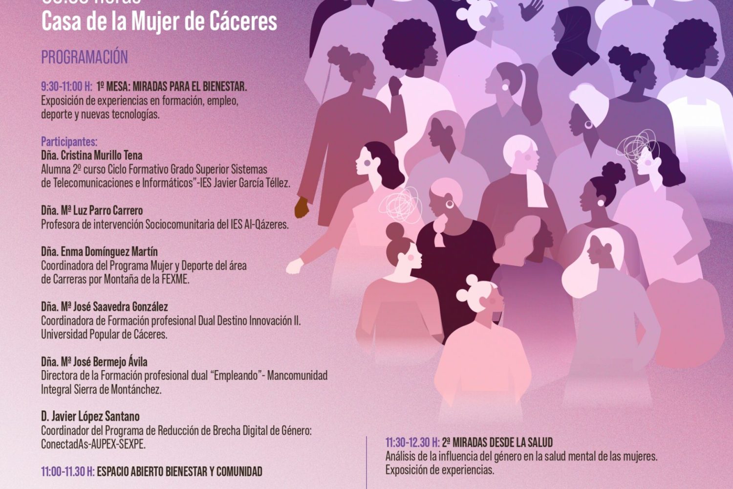 Cartel Jornada Bienestar y Comunidad