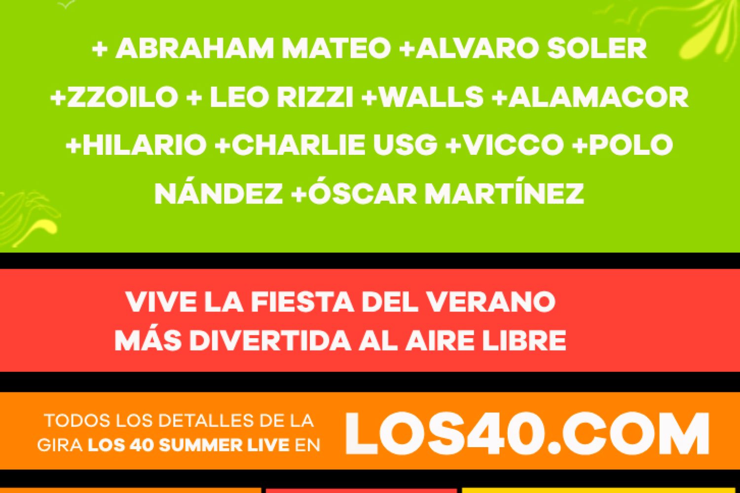 Cartel Los 40 Summer