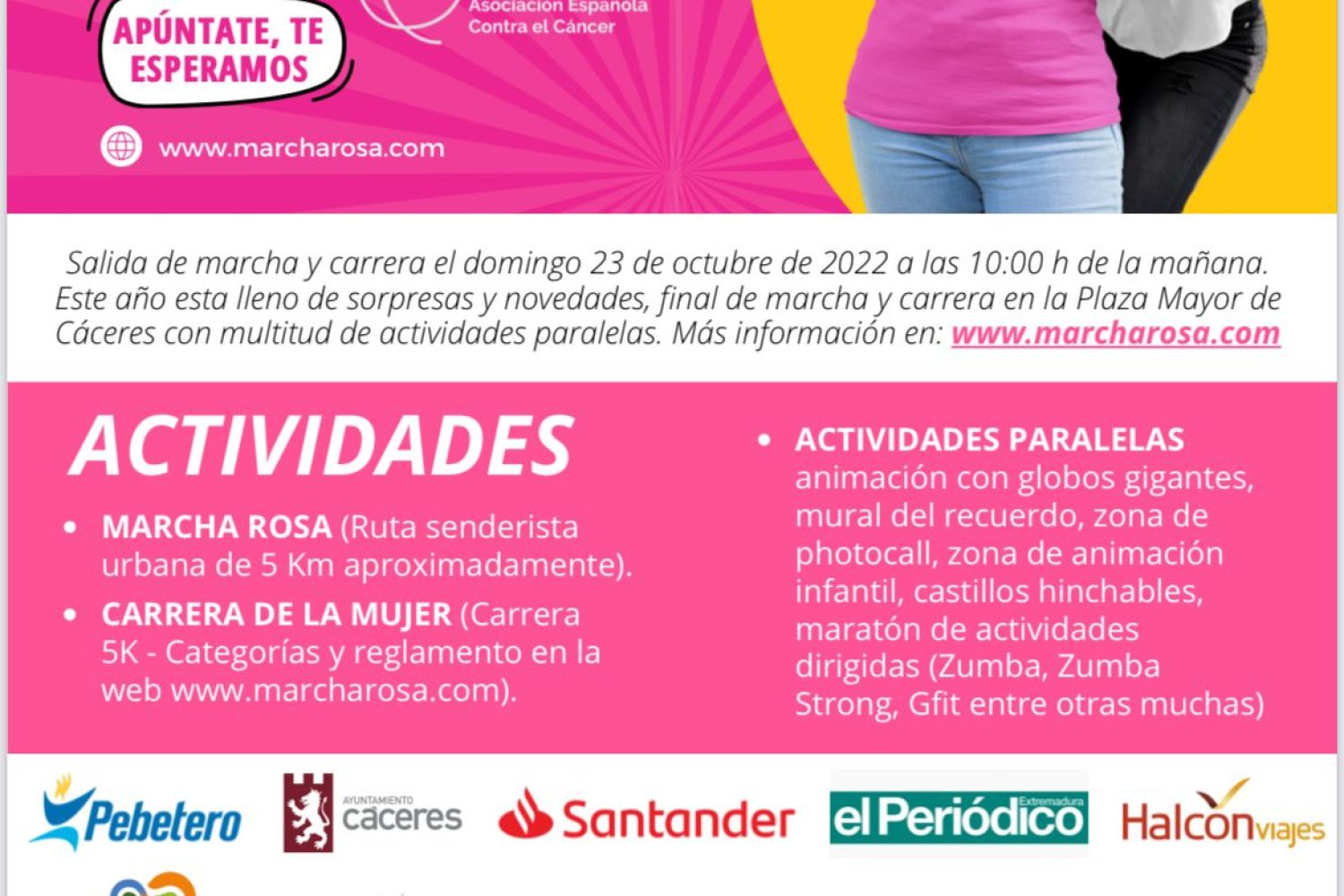 Cartel Marcha Rosa