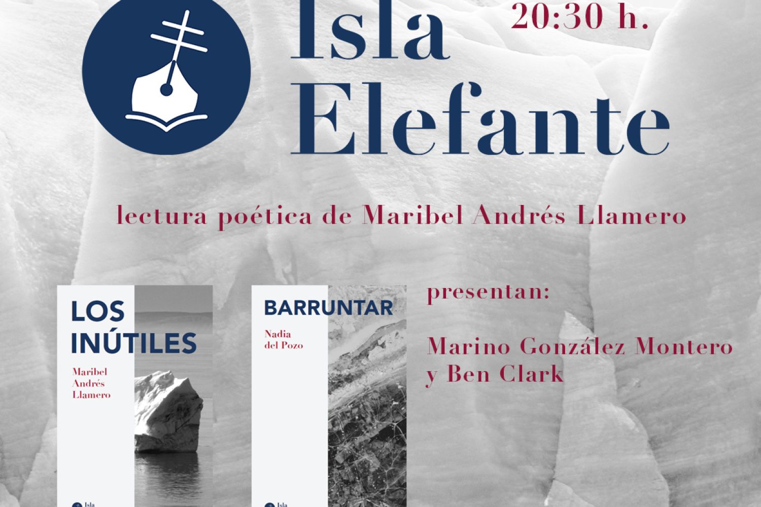 Cartel presentación Isla Elefante