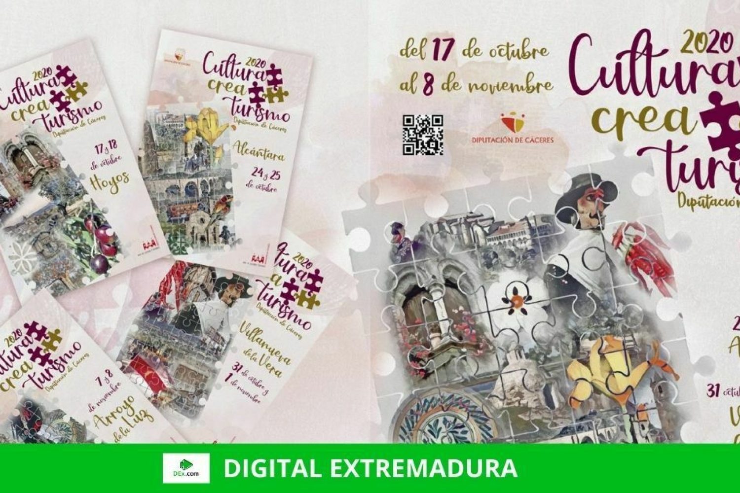 `Cultura crea Turismo 2020´ llevará de forma segura la cultura a cuatro municipios cacereños
